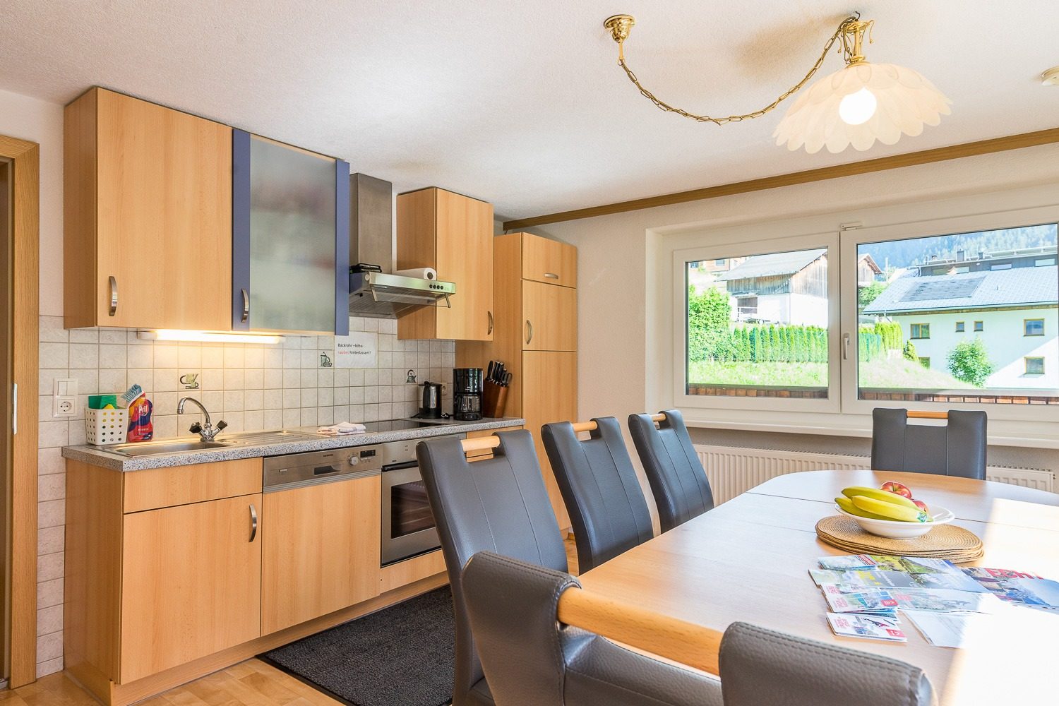 Kitchen with dining area
